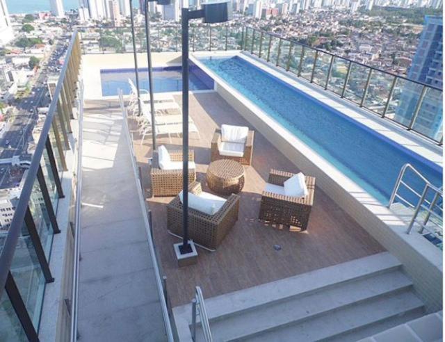 Flat Beach Class Excelsior - Em Frente Ao Shopping Riomar Recife Eksteriør bilde